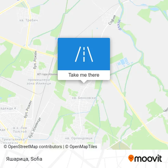 Яшарица map
