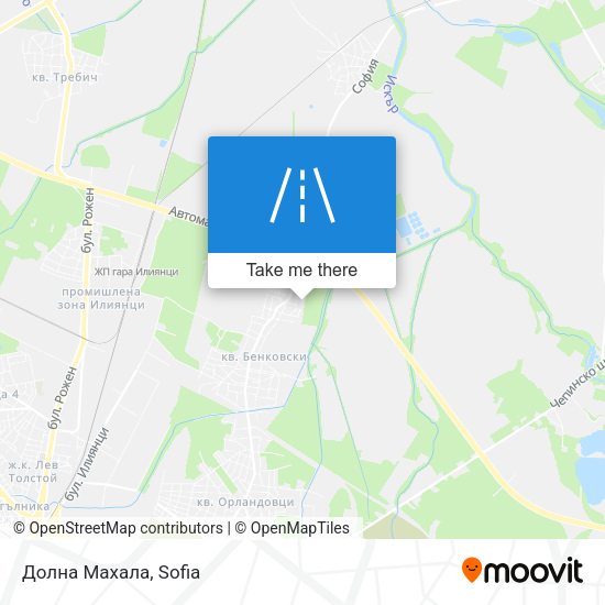 Долна Махала map