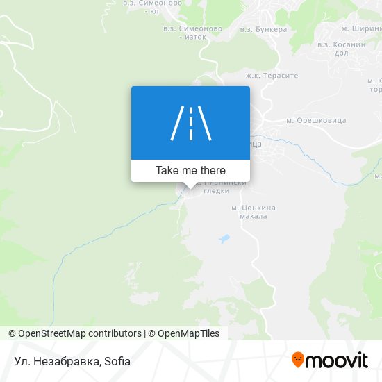 Ул. Незабравка map