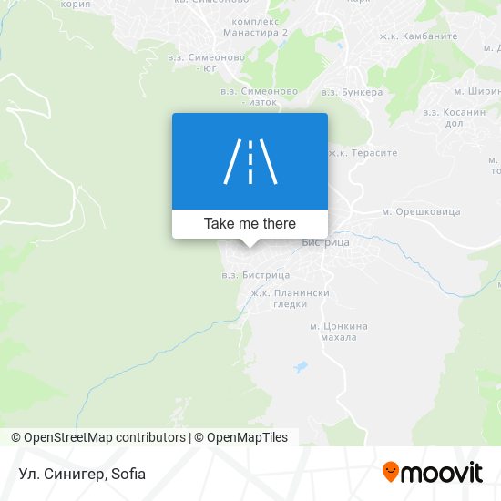 Ул. Синигер map