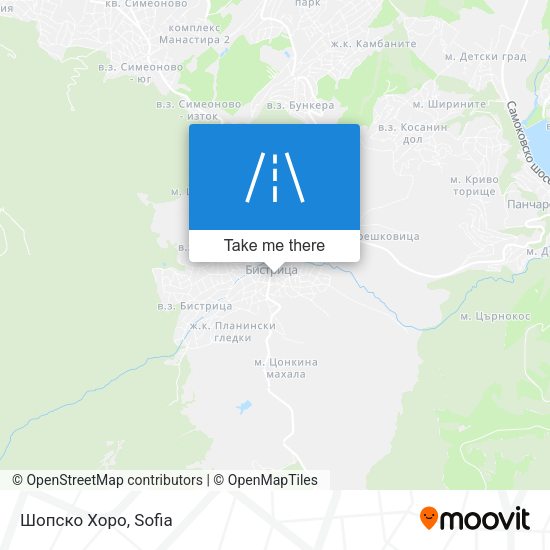 Шопско Хоро map