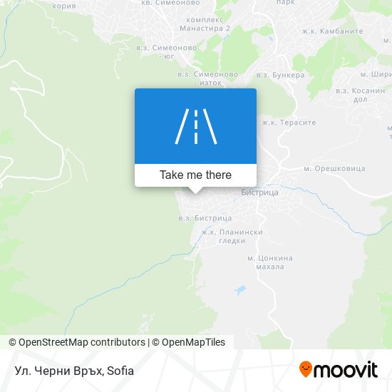 Ул. Черни Връх map