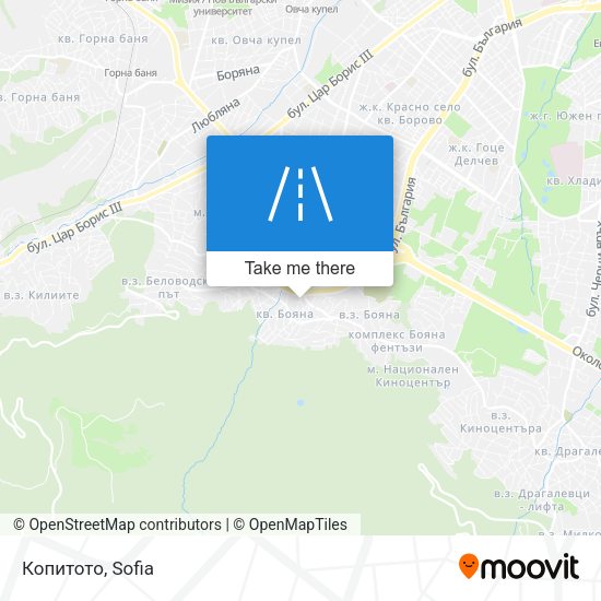 Копитото map