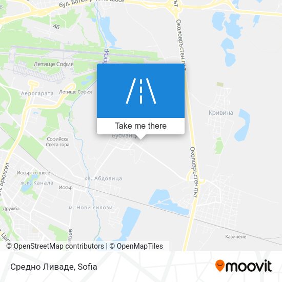 Средно Ливаде map