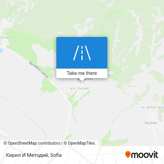 Кирил И Методий map