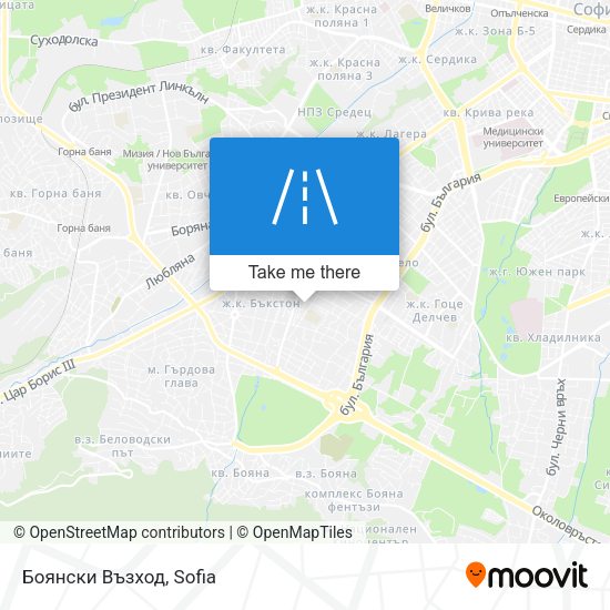 Боянски Възход map