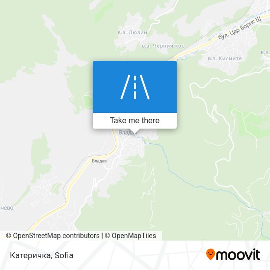 Катеричка map