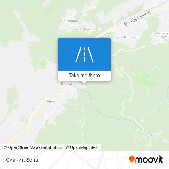 Сианит map