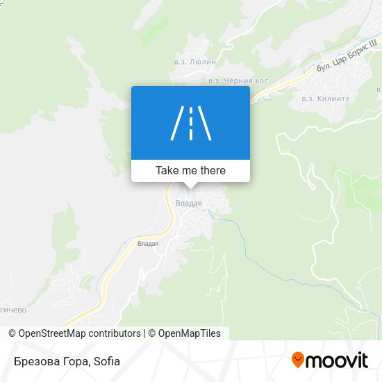 Брезова Гора map