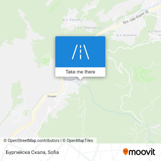 Бургийска Скала map
