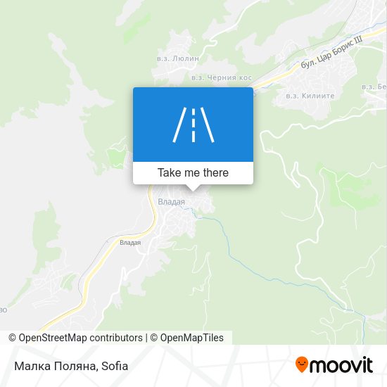 Малка Поляна map