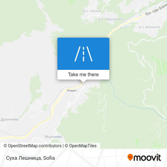 Суха Лешница map