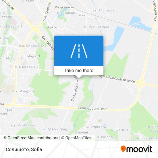 Селището map