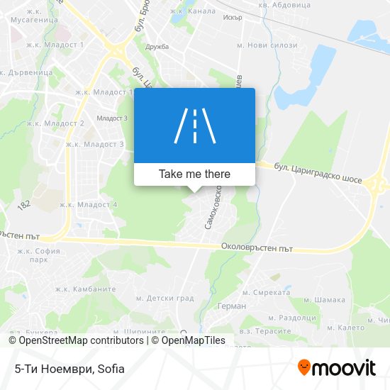 5-Ти Ноември map