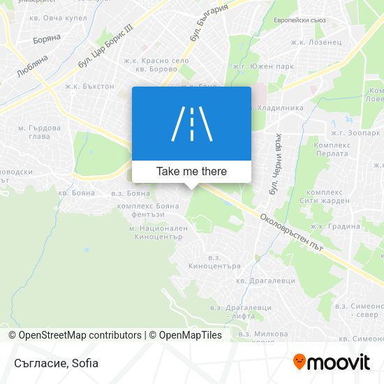 Съгласие map