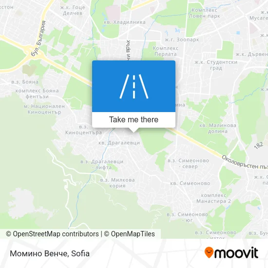 Карта Момино Венче