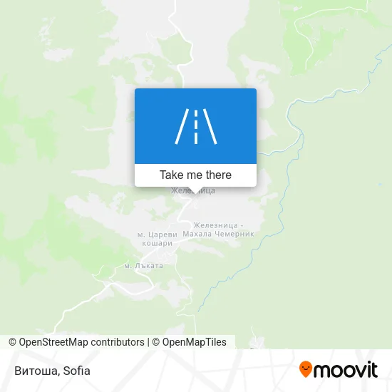 Карта Витоша