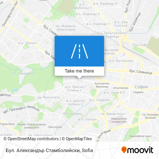 Бул. Александър Стамболийски map