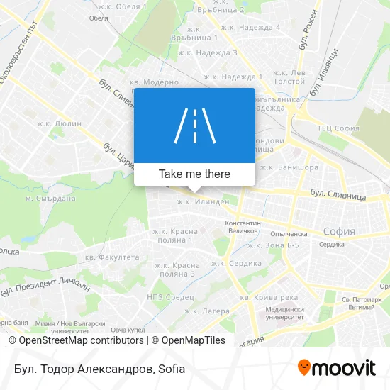 Бул. Тодор Александров map