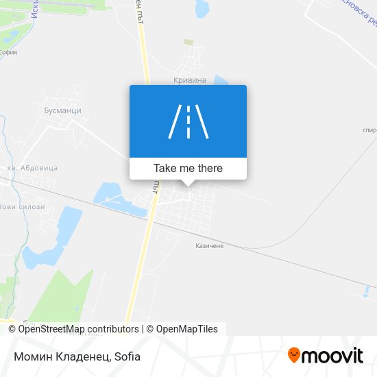 Момин Кладенец map