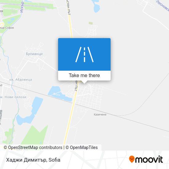 Карта Хаджи Димитър