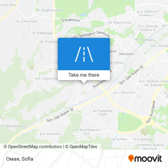 Омая map