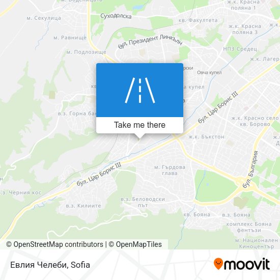Евлия Челеби map