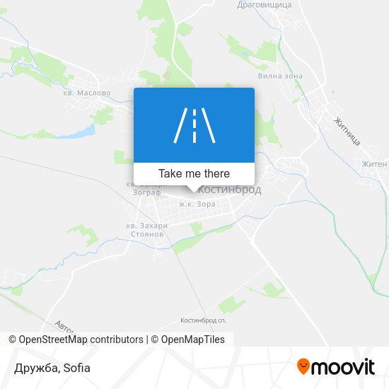 Карта Дружба