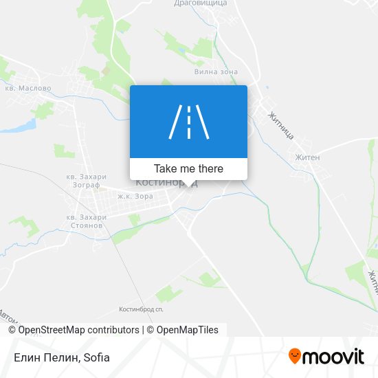 Елин Пелин map