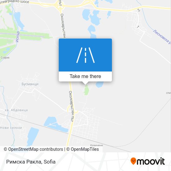 Римска Ракла map