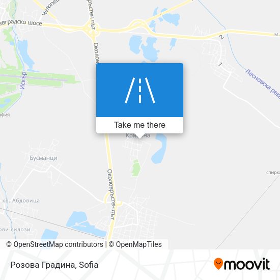 Розова Градина map