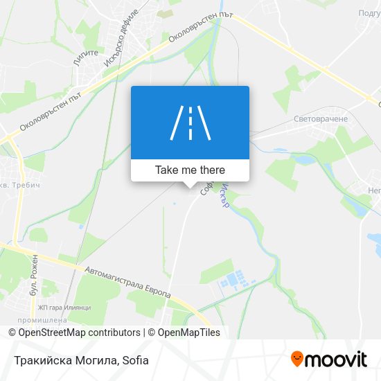 Тракийска Могила map