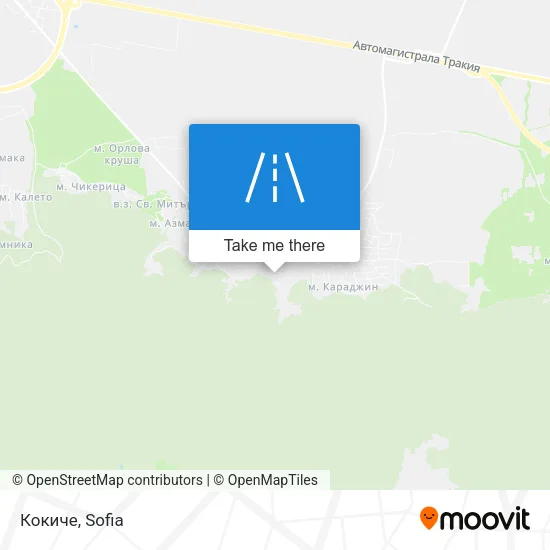 Карта Кокиче