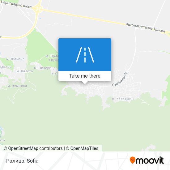 Ралица map