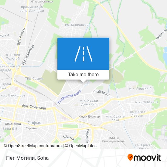 Пет Могили map
