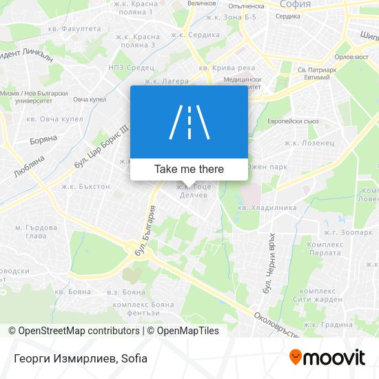 Карта Георги Измирлиев