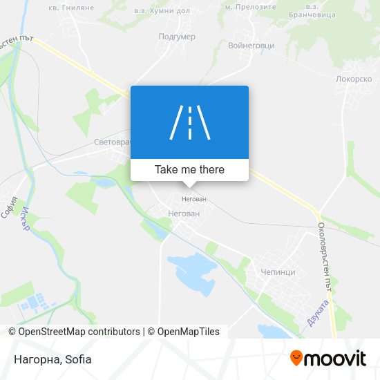Нагорна map