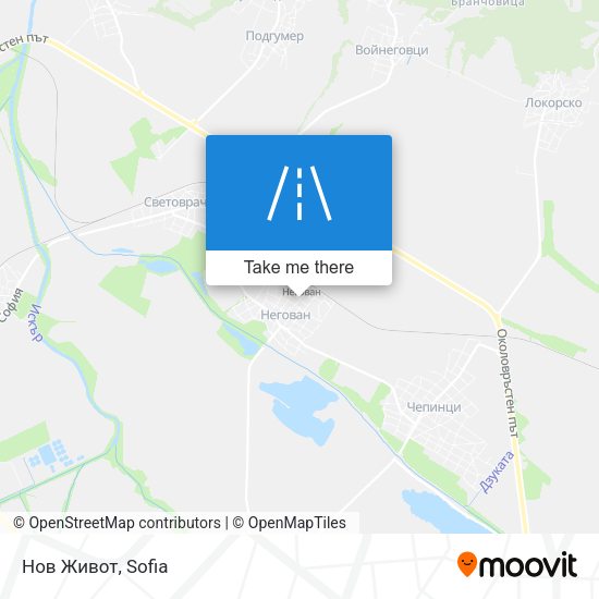 Нов Живот map
