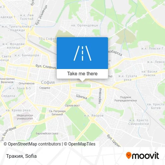 Карта Тракия
