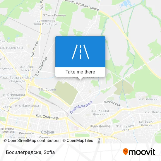 Карта Босилеградска