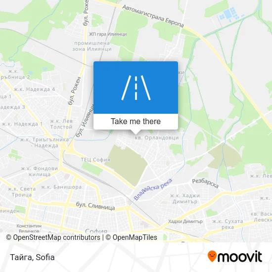 Карта Тайга