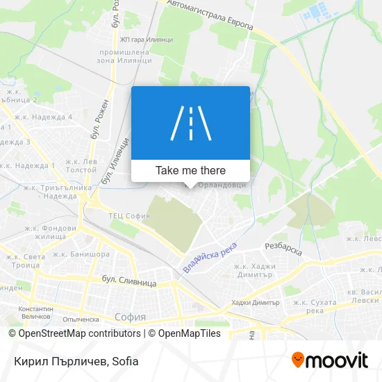 Карта Кирил Пърличев