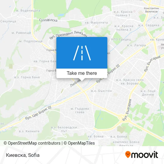 Киевска map