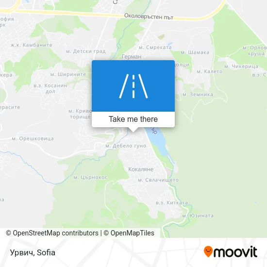 Карта Урвич