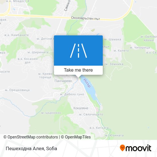 Пешеходна Алея map