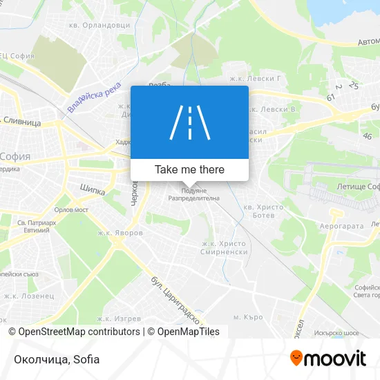 Околчица map