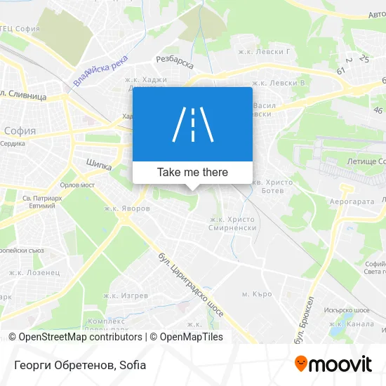 Карта Георги Обретенов