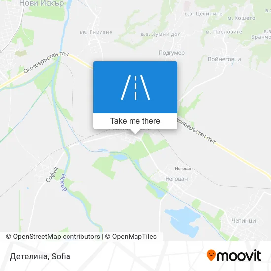 Карта Детелина
