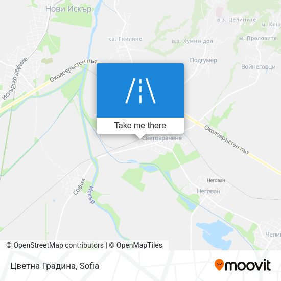 Карта Цветна Градина