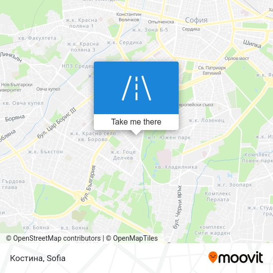 Карта Костина